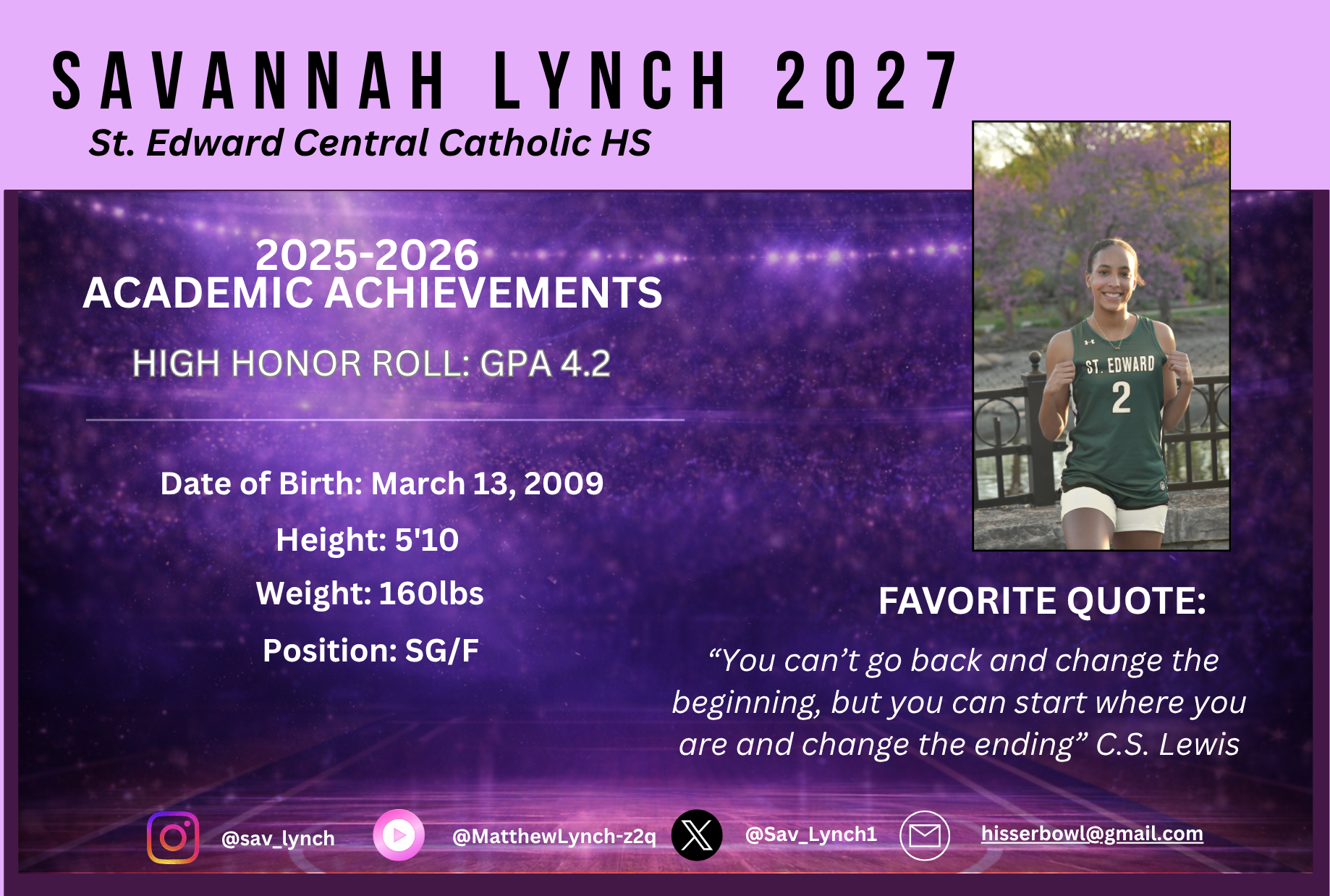 Savannah Lynch 2027